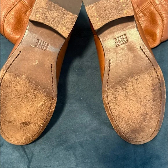 Frye Tan Leather Ankle Booties - Picture 5 of 7